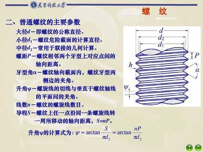 天津科技大学《机械设计》CH05螺纹联接课件解析——云帷数程科技